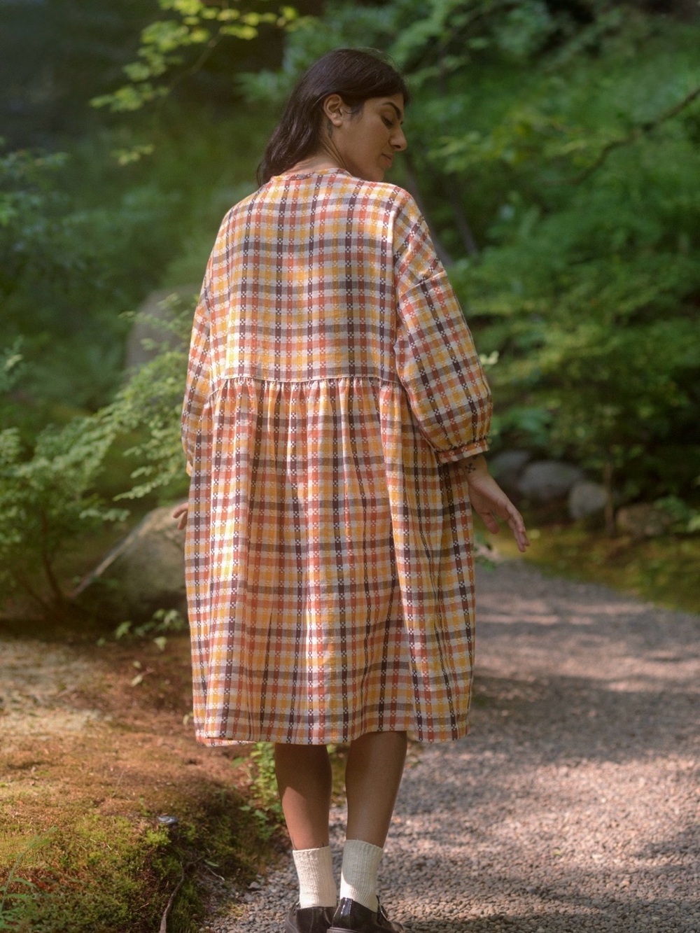 Beaton Harvest Buttondown Linen House Dress size XS - Picture 4 of 9